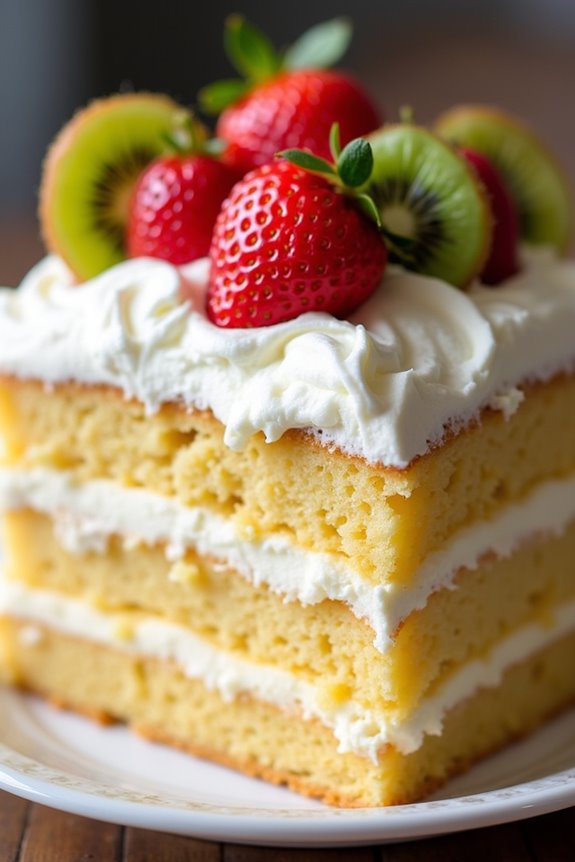 moist creamy indulgent dessert