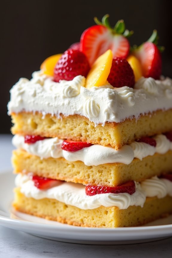 moist rich festive dessert