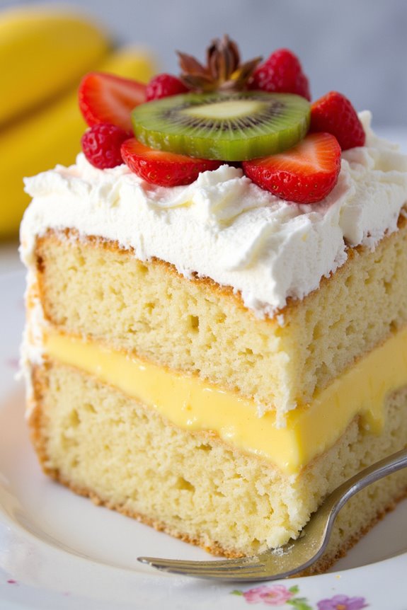 moist sponge cake dessert
