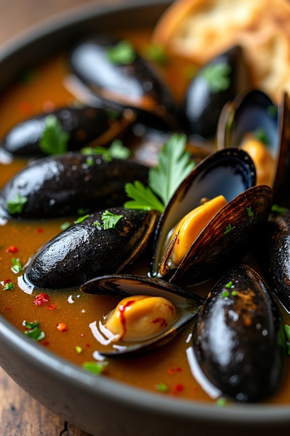 mussels steamed in beer