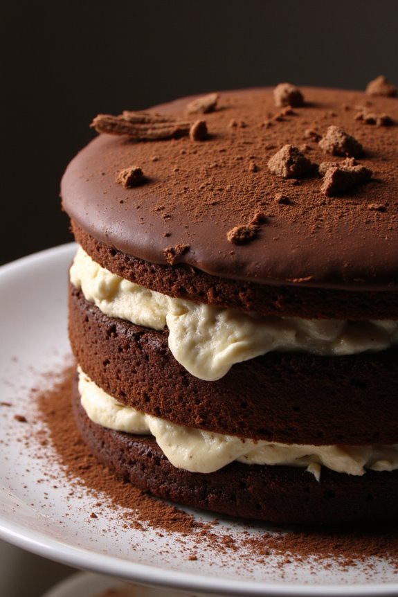 no bake chocolate cake delight