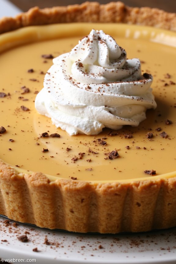 no bake dulce de leche tart