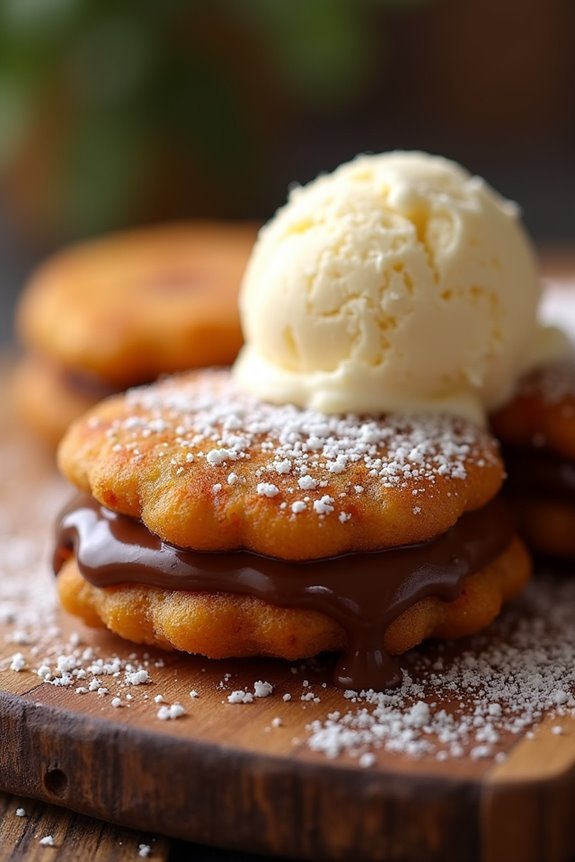 nutella stuffed fried plantains