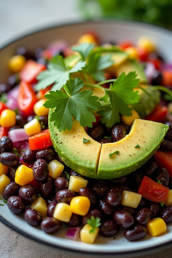 nutritious black bean salad