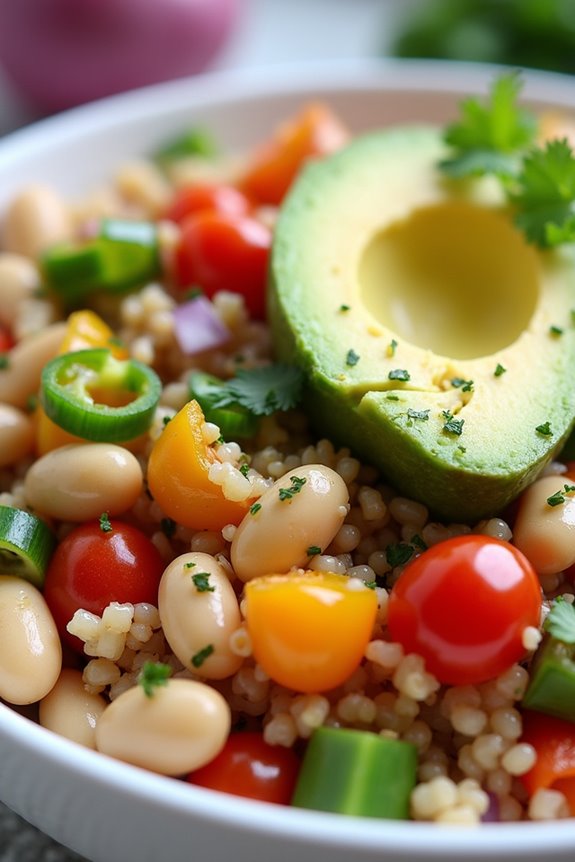 nutritious brazilian bean bowl
