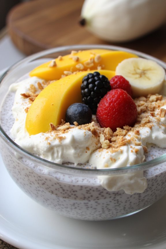 nutritious customizable chia pudding