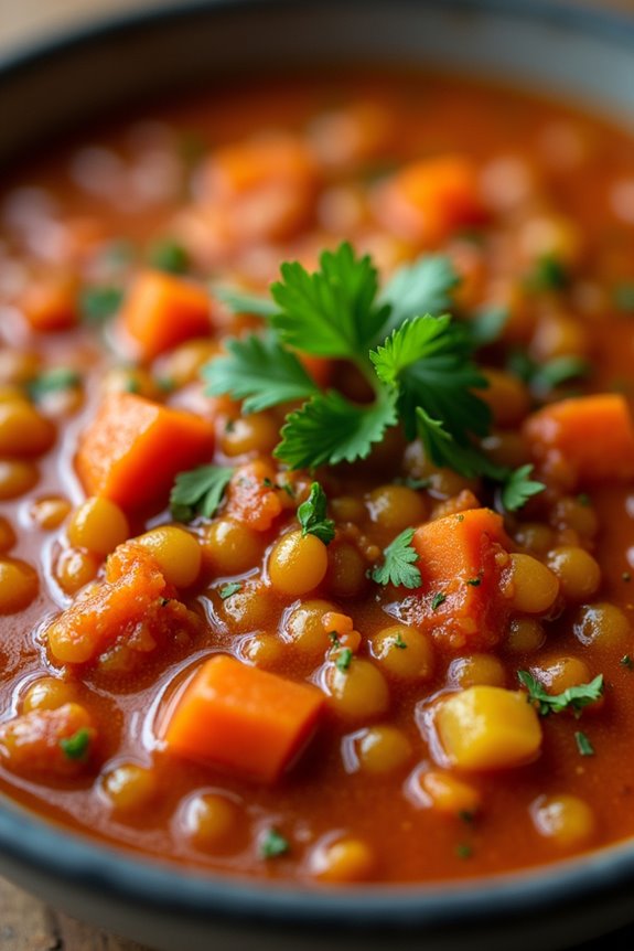 nutritious protein packed lentil sauce