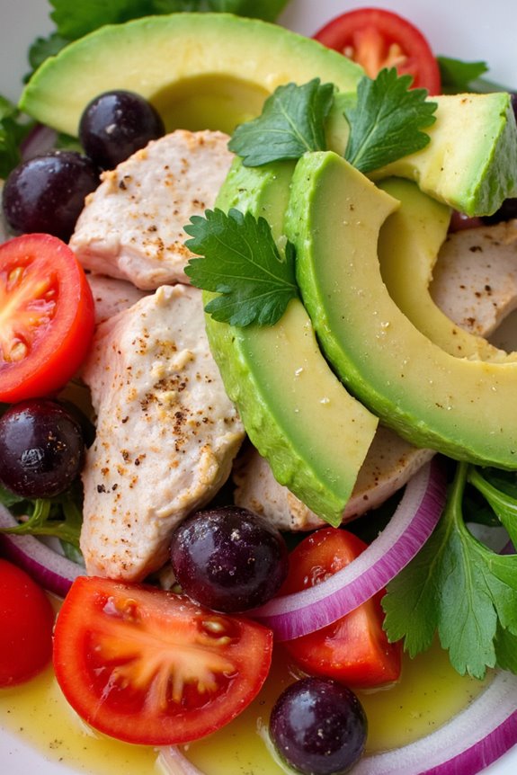 nutritious tuna avocado salad