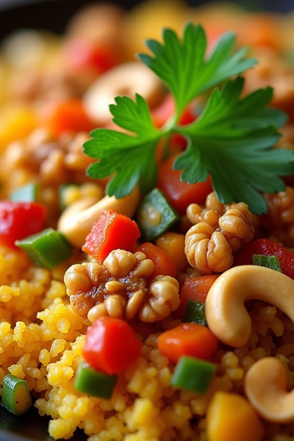 nutty colorful brazilian side