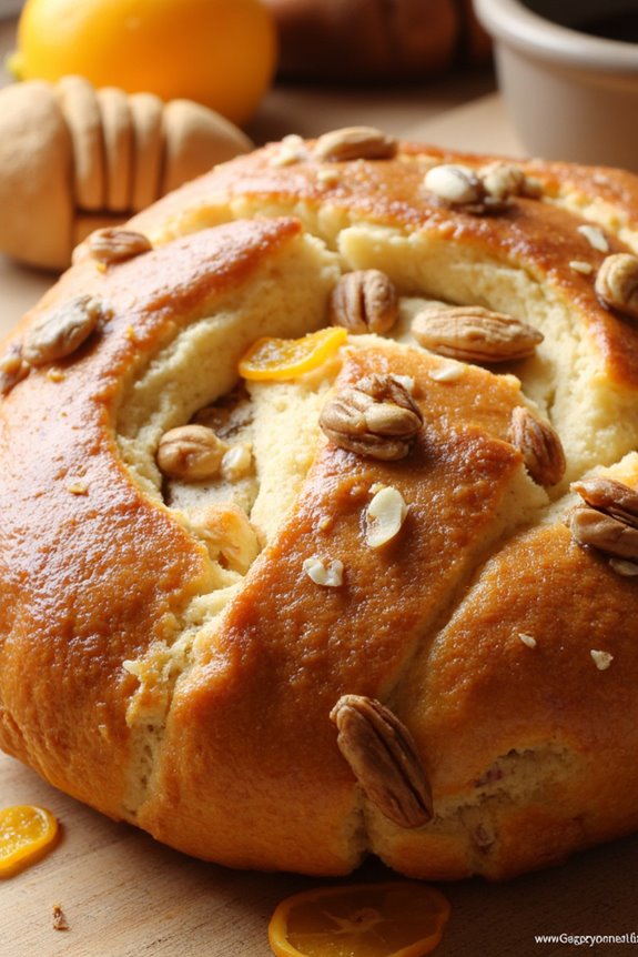 nutty festive bread delight