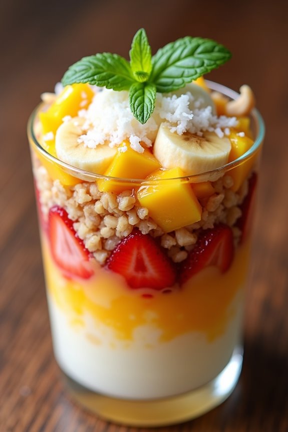 nutty fruit dessert delight