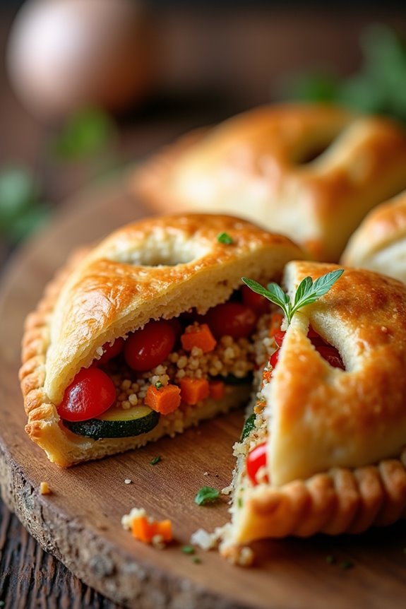 nutty quinoa roasted vegetables