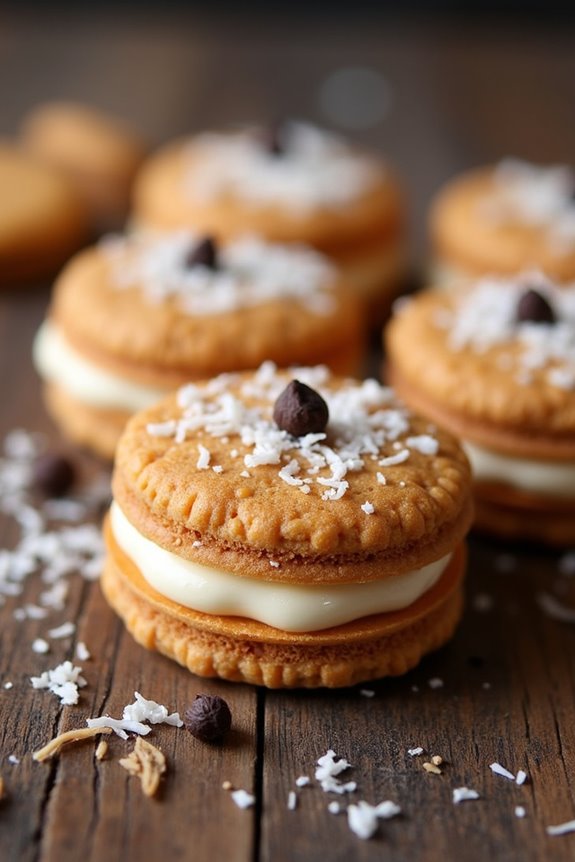 obleas with creamy cashew