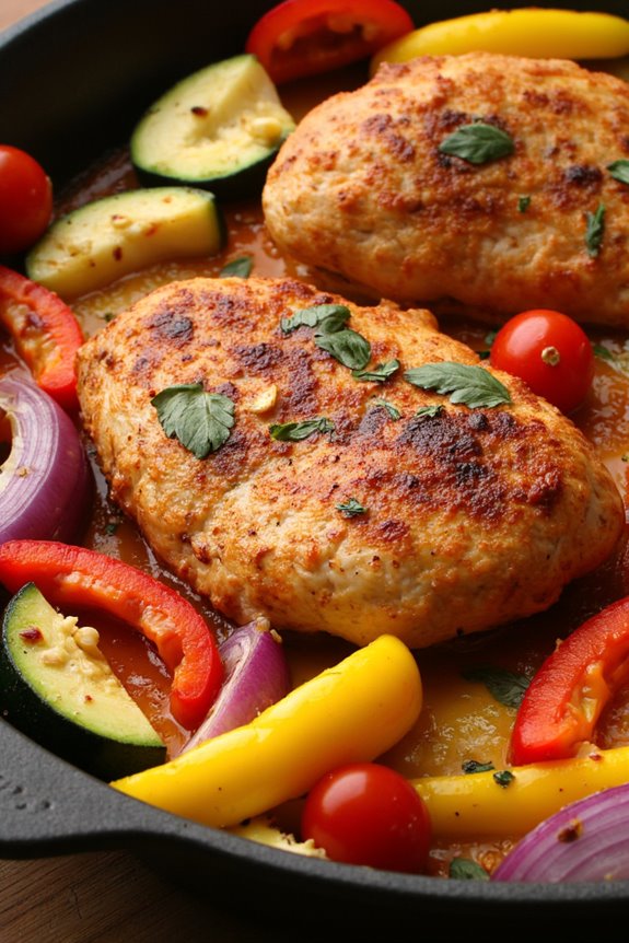 one pan flavorful chicken dinner