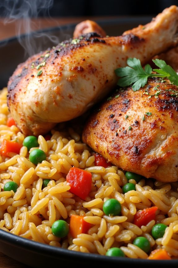 one pot chicken and rice