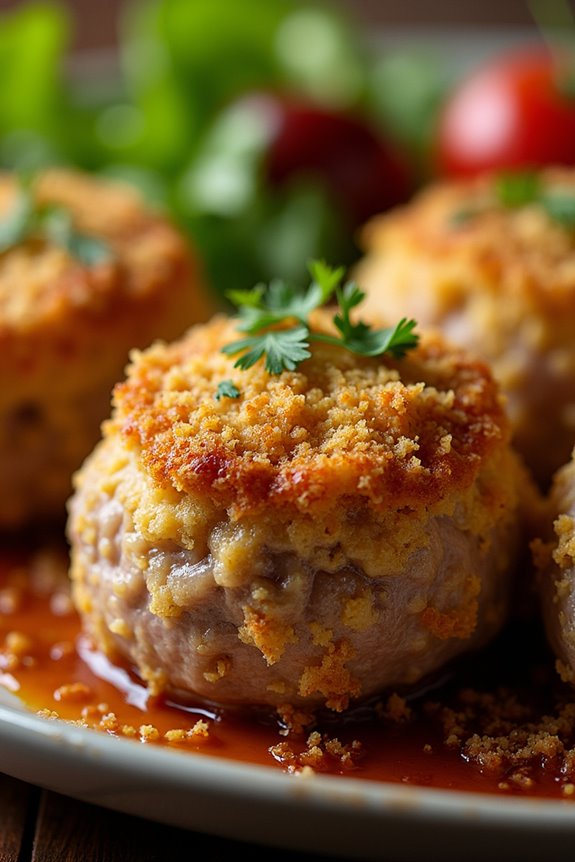 parmesan crusted lamb delight