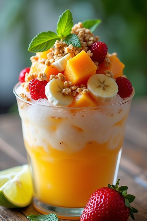 passion fruit tropical dessert delight