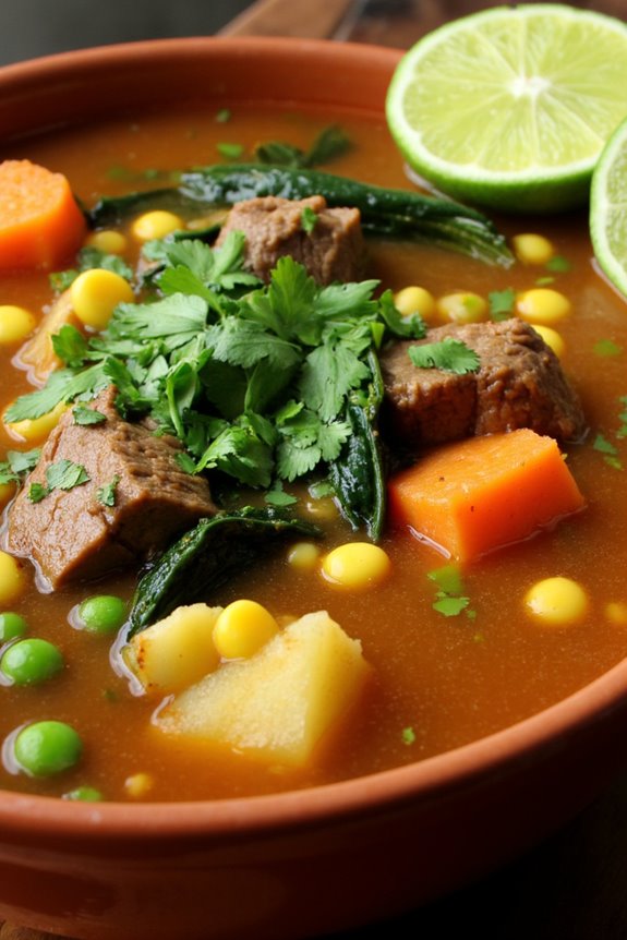 peruvian beef vegetable soup