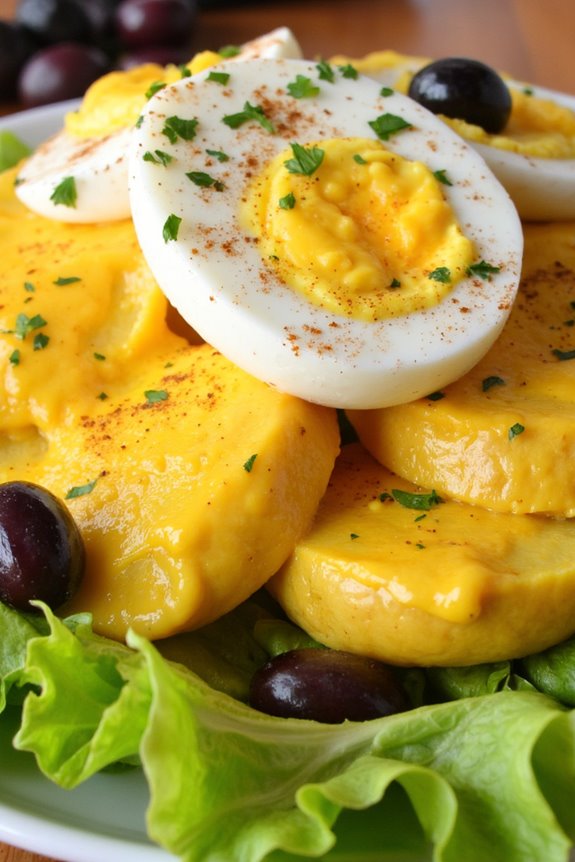 peruvian boiled potatoes appetizer