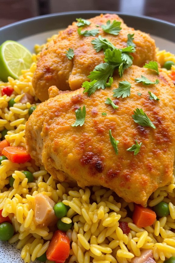 peruvian chicken and rice