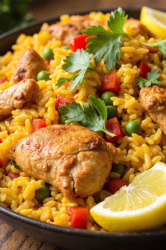 peruvian chicken and rice