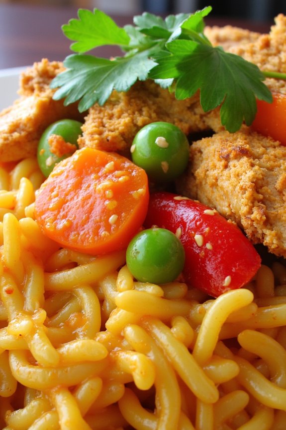 peruvian chicken rice casserole