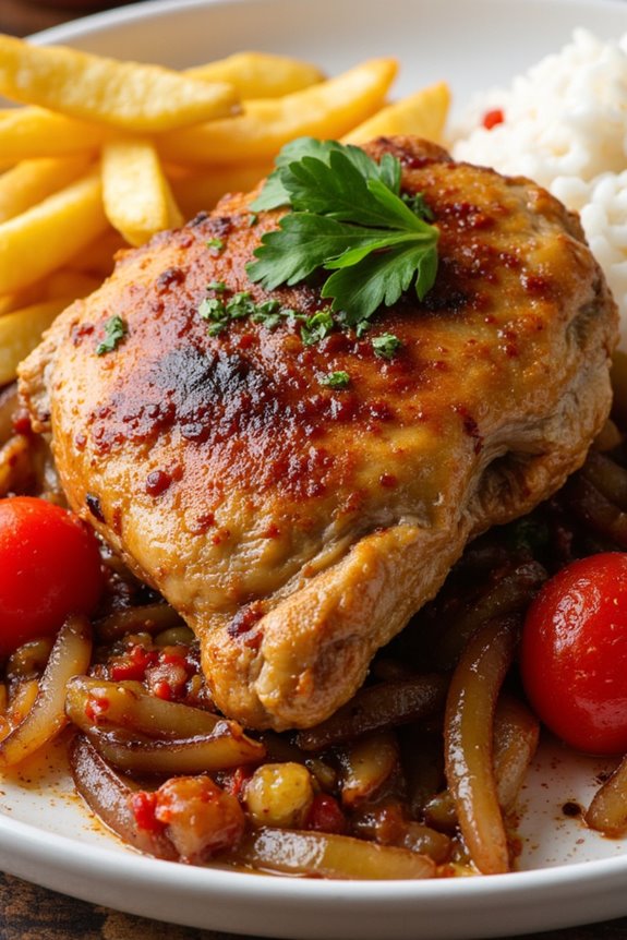 peruvian chicken stir fry delight