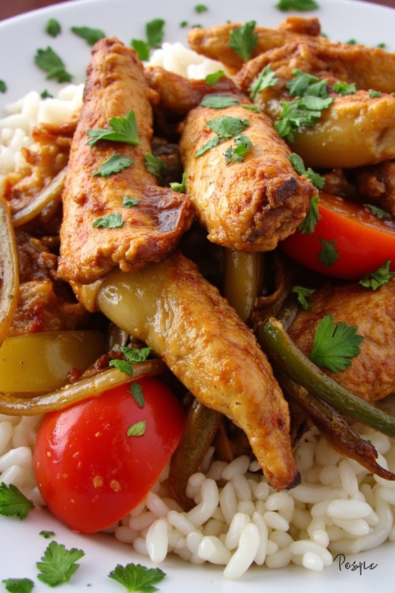 peruvian chicken stir fry recipe
