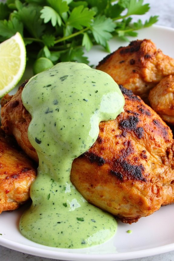 peruvian chicken with cilantro