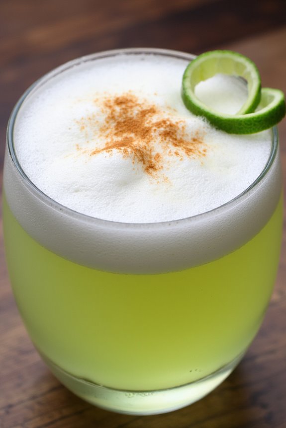 peruvian cocktail with balance