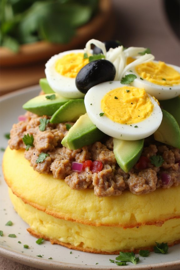 peruvian cold potato dish