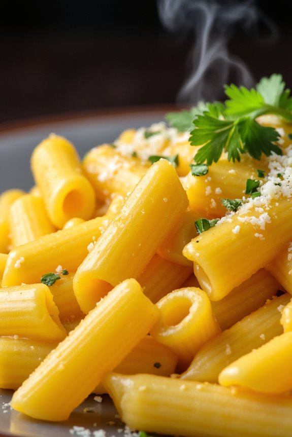 peruvian creamy pasta dish