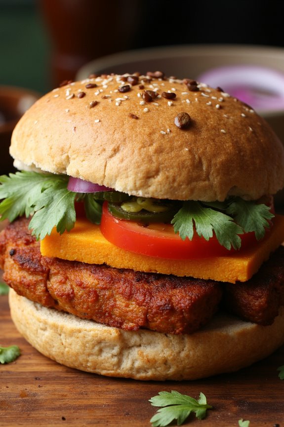 peruvian crispy pork sandwich