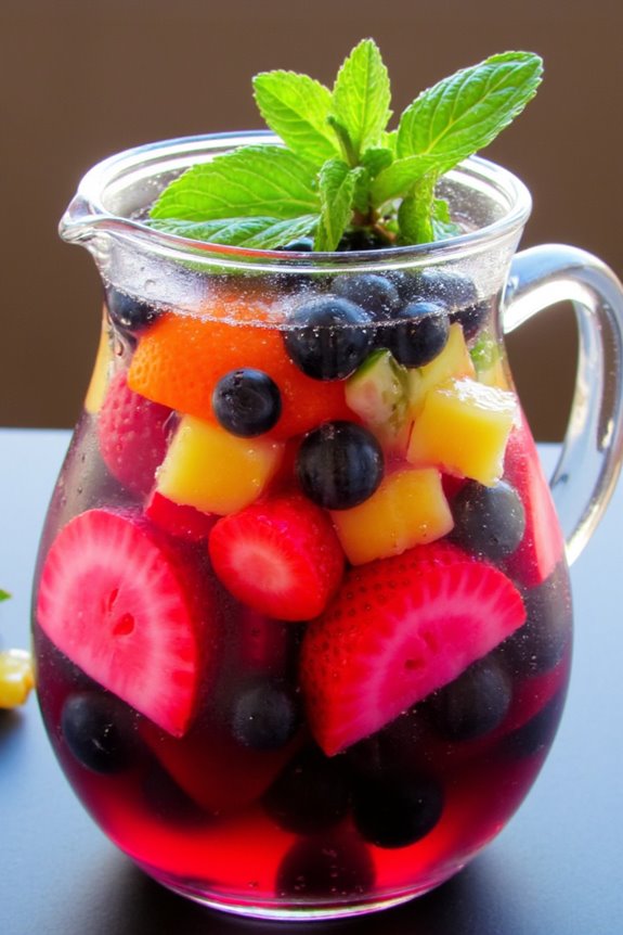 peruvian fruit infused sangria delight