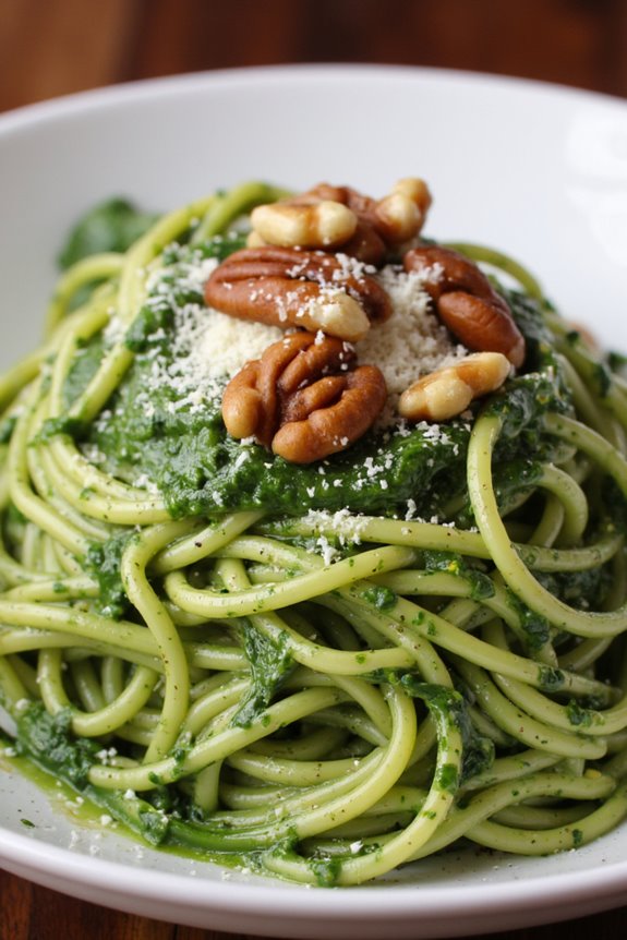 peruvian green spaghetti delight
