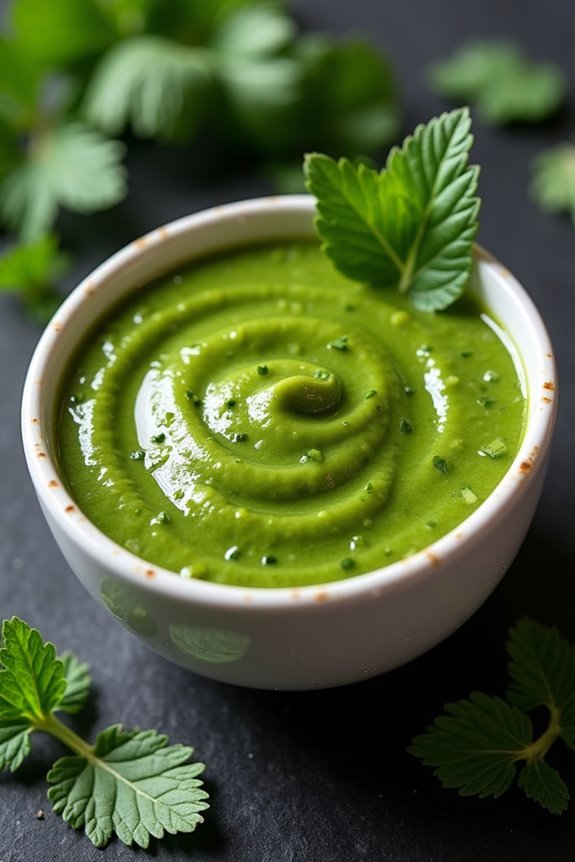 peruvian herb infused dipping sauce