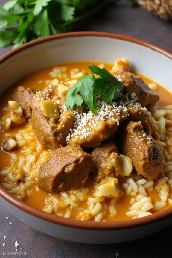 peruvian inspired beef stew