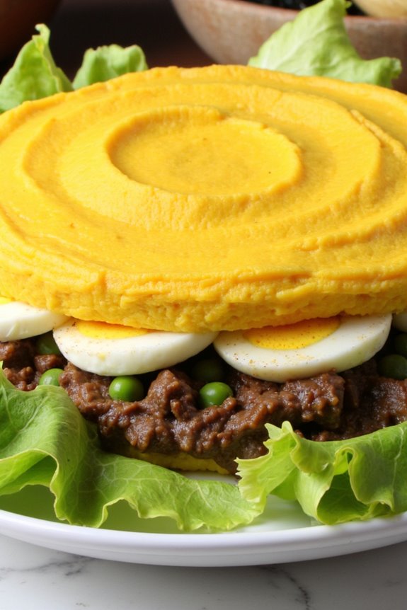 peruvian mashed potato layers