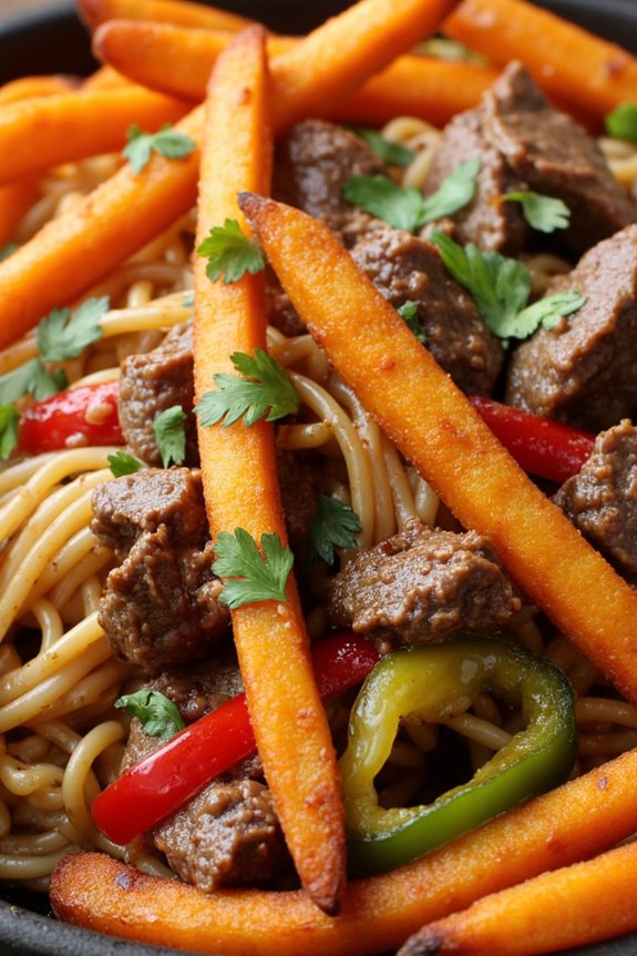 peruvian noodle stir fry delight