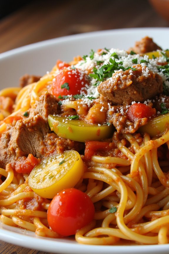 peruvian pasta fusion delight