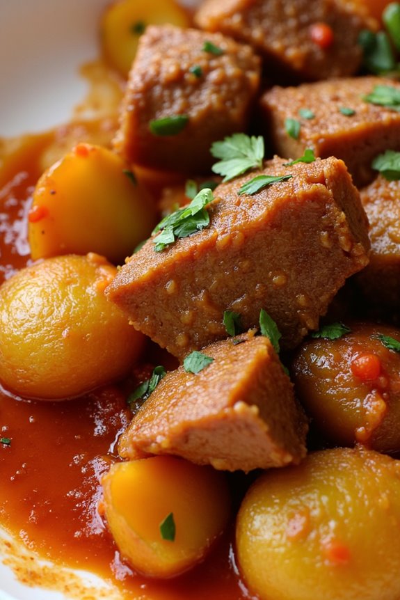 peruvian pork dried potatoes