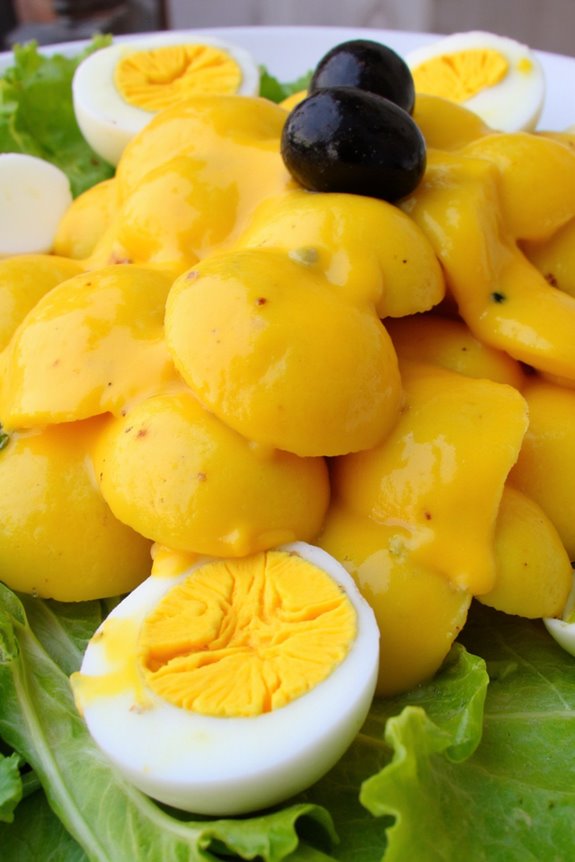 peruvian potatoes with cheese