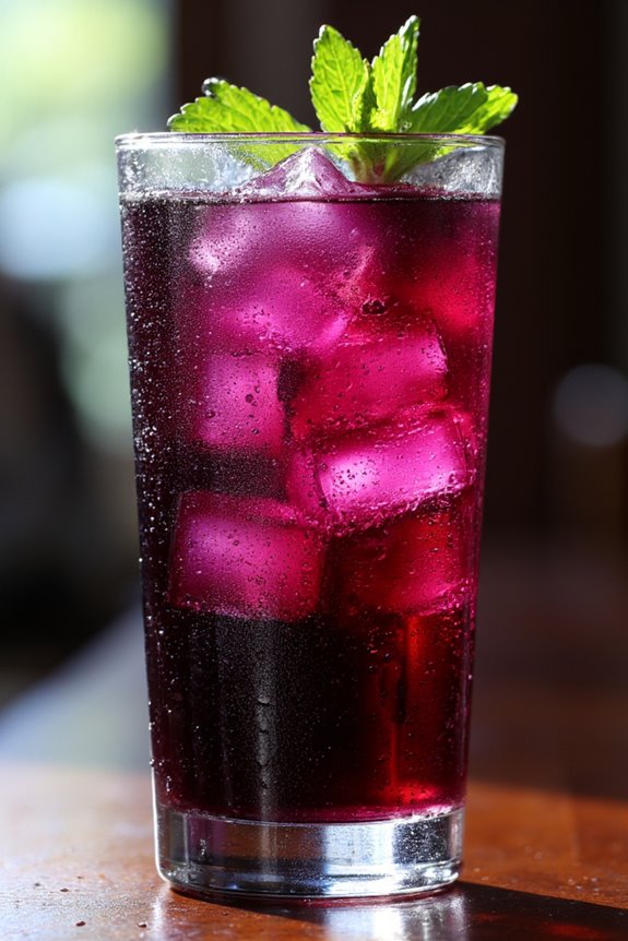 peruvian purple corn beverage