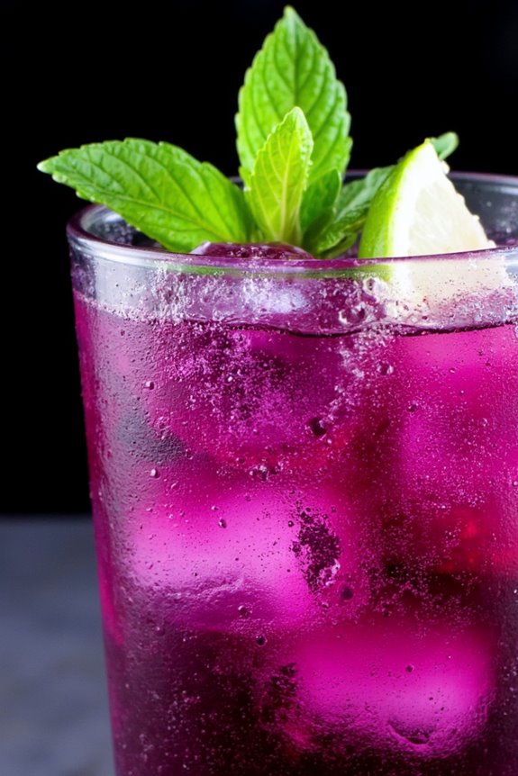 peruvian purple corn cocktail