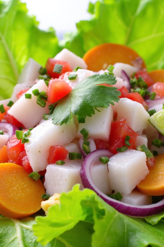 peruvian raw fish dish