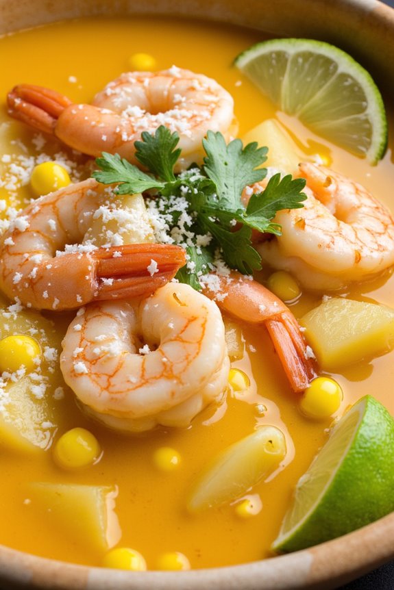 peruvian shrimp chowder recipe