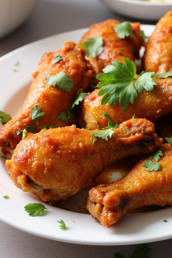 peruvian spiced chicken wings