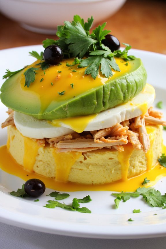 peruvian stuffed potato salad