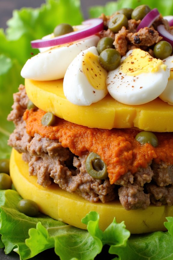 peruvian tuna olive dish