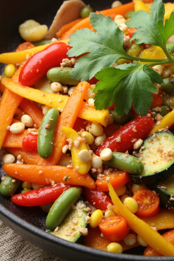 peruvian vegetable stir fry delight